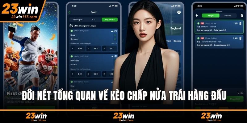 Đôi nét tổng quan về kèo chấp nửa trái hàng đầu